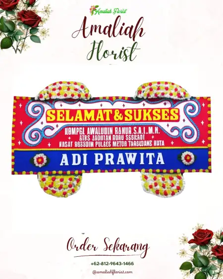 Papan Bunga Ucapan Selamat Setonogedong